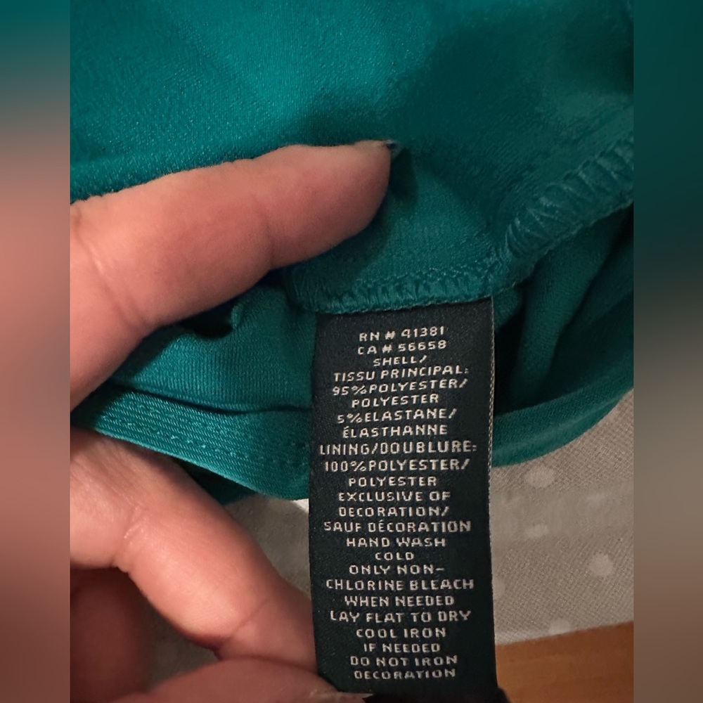 Ralph Lauren Green Dress, Size 4, Great Condition, Wore twice - Picture 3 of 4